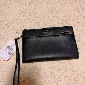 Kate Spade Black Wristlet